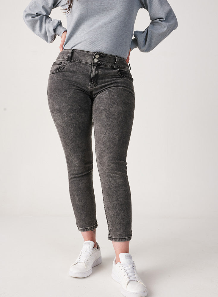 Jeans Mujer Gris